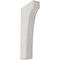 Ekena Millwork 1 3/4"W x 6"D x 12"H Clarksville Wood Vintage Decor Bracket, Chalk Dust White BKTWD02X06X12CVWH - alternate 1